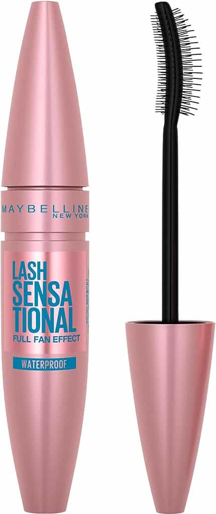 Maybelline Waterproof Mascara in pink bottle