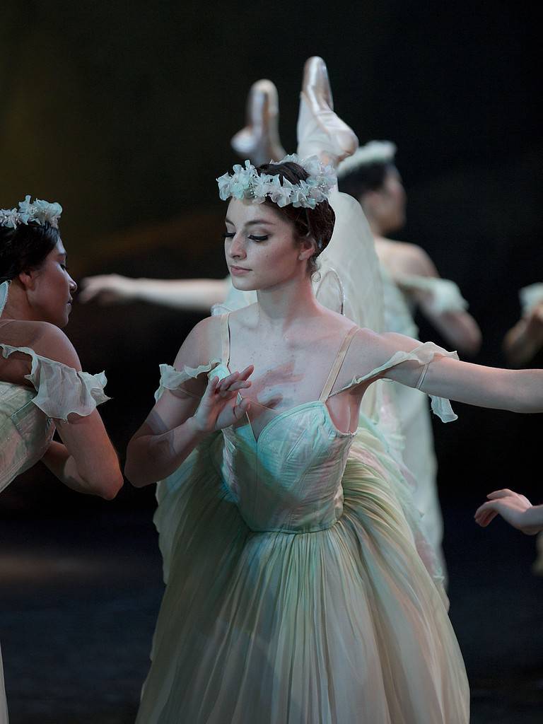 White Romantic Tutu worn on stage