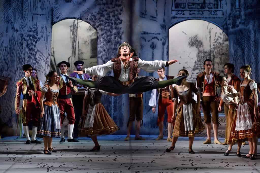 Sancho jumping in Don Quixote Ballet