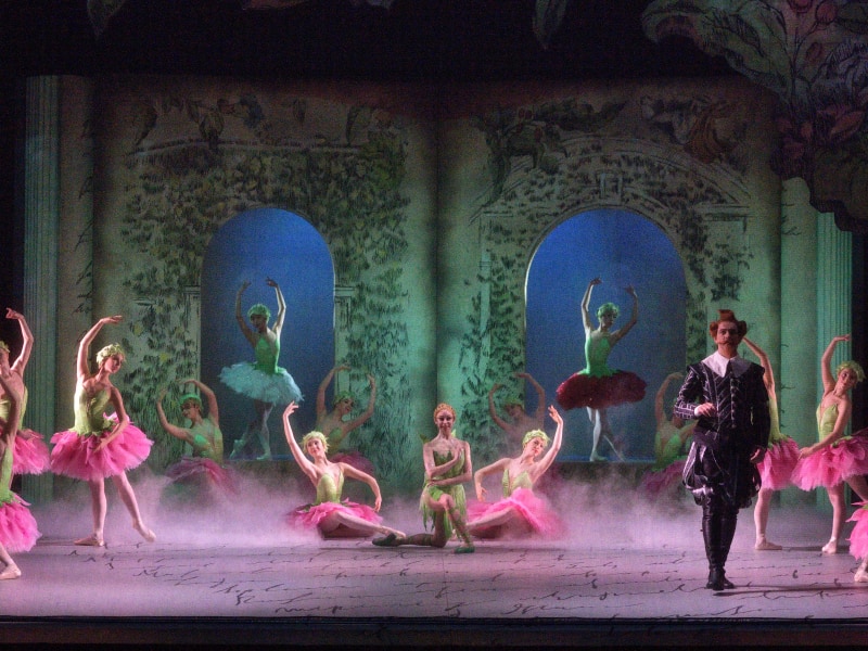 The dream scene of Don Quixote Ballet