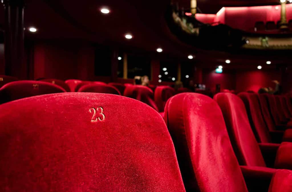 Red ballet theatre chairs