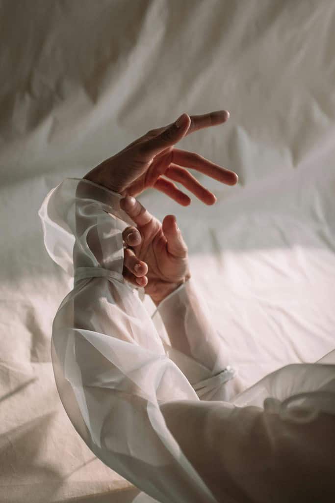 Ballet dancer's hands