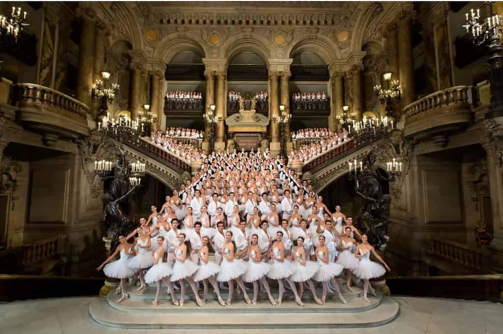 The whole company of the Paris Opera Ballet