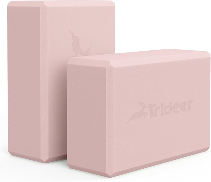 Pink Trideer Yoga Block