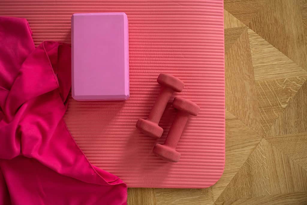 Pink Pilates equipment