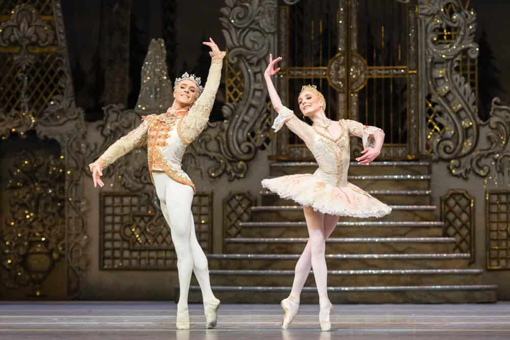 Dancers performing at The Royal Ballet