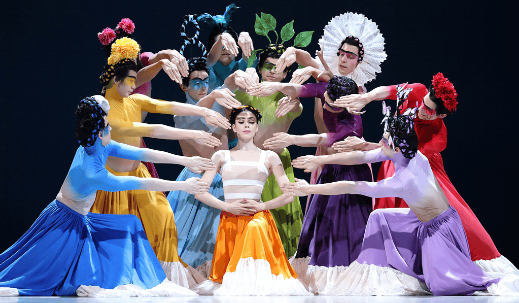 Dancers performing within the Dutch National Ballet