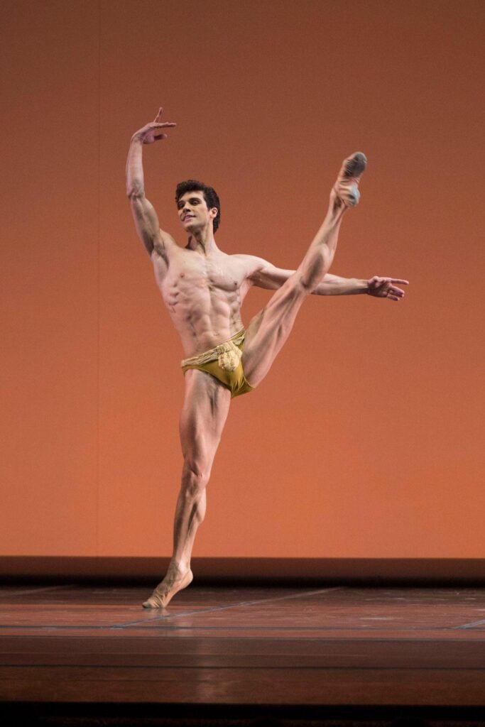 Male ballet dancer Roberto Bolle