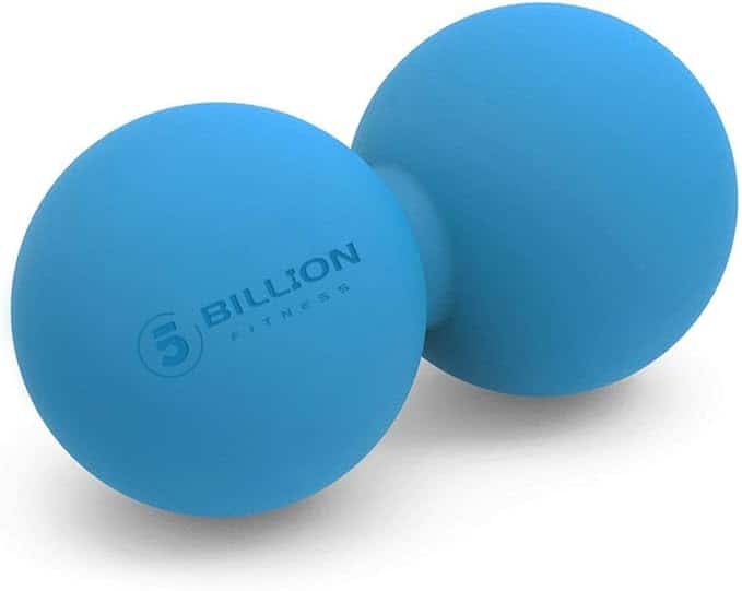 Blue peanut shaped massage ball