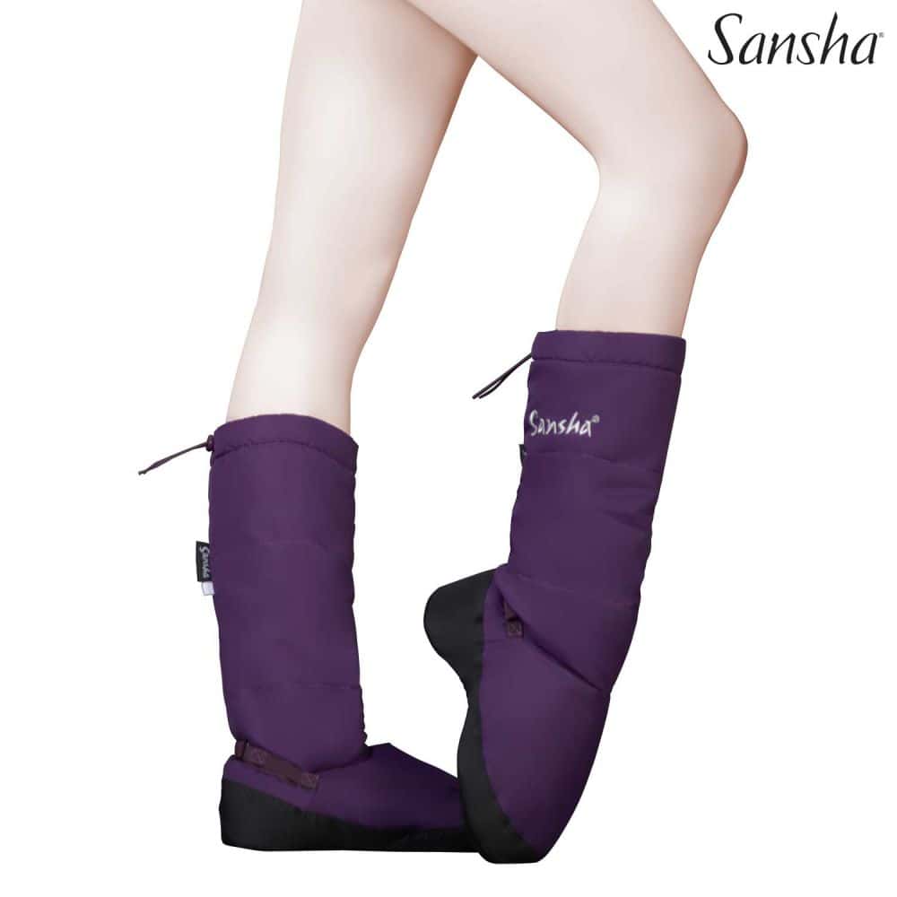 Purple Sansha Artika Dance Booties