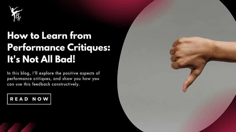 How to Learn from Performance Critiques: It’s Not All Bad Banner