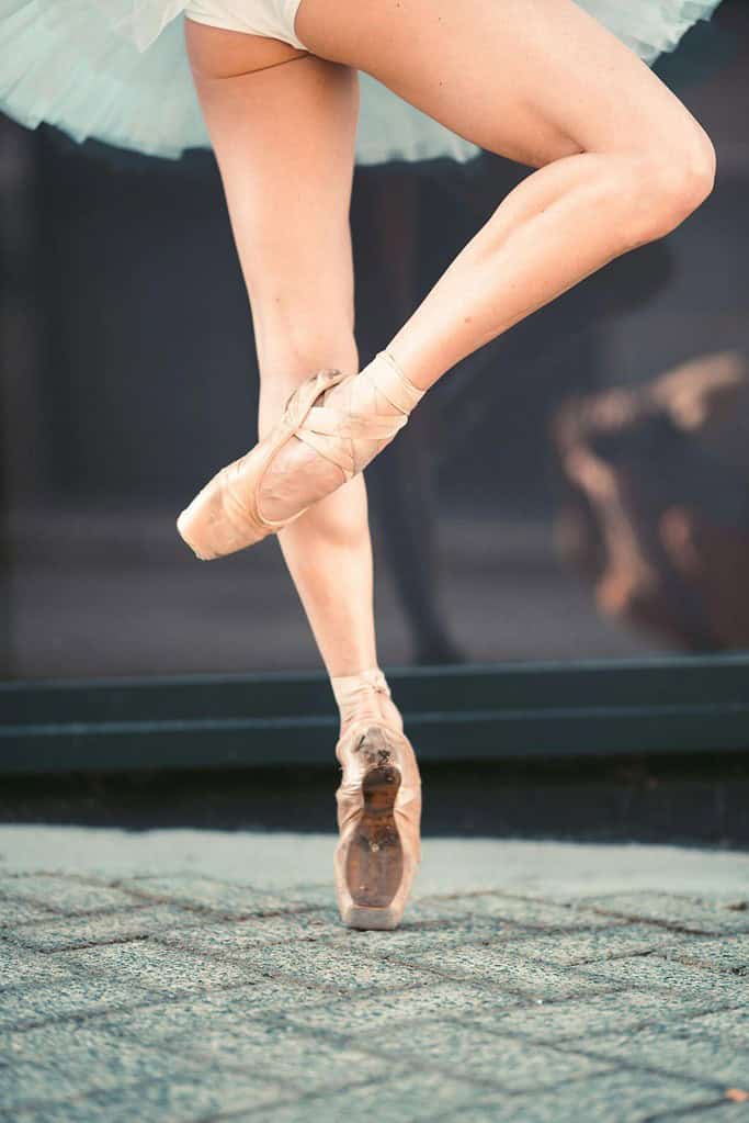 Ballerina en pointe